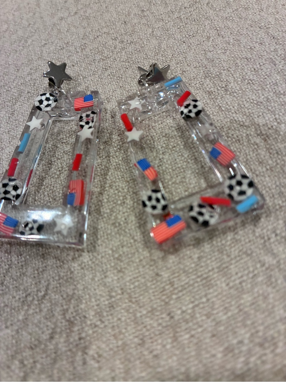 USA Soccer Earrings